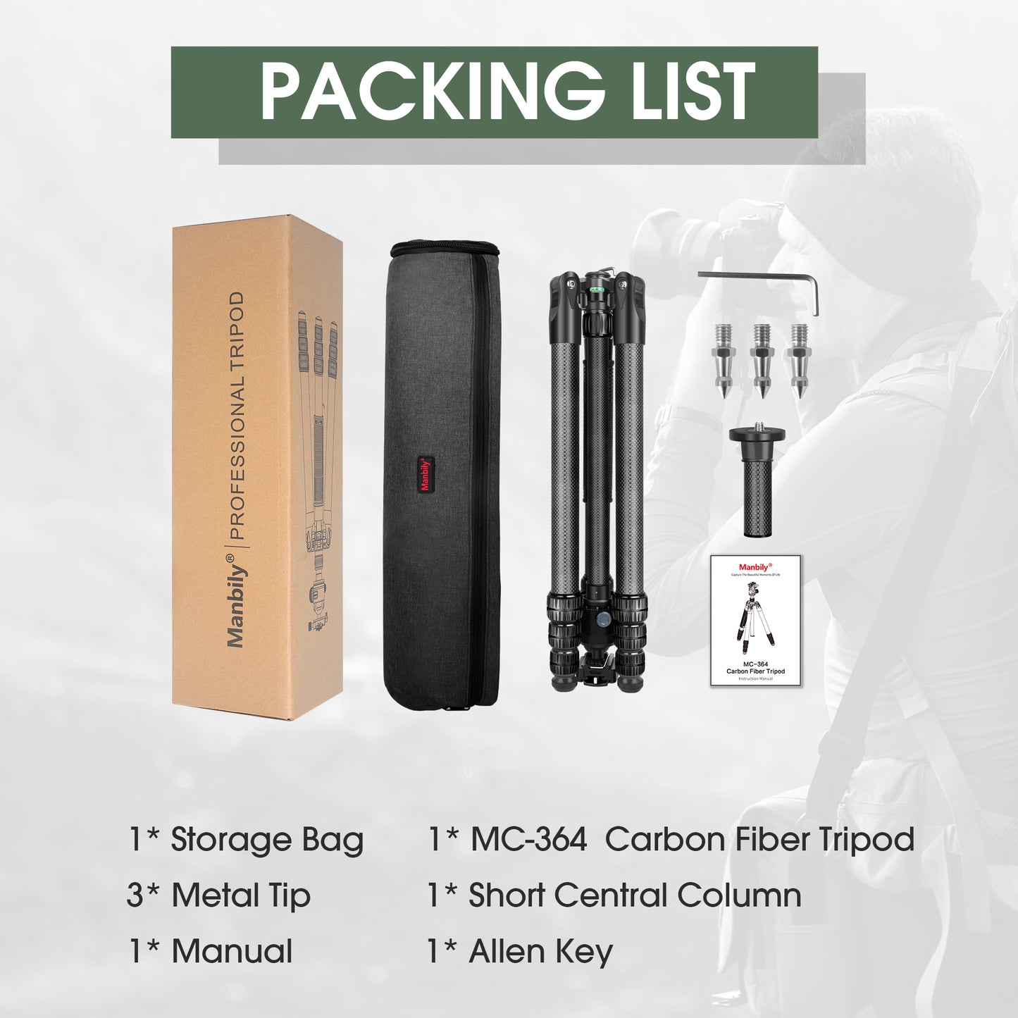 Ultimate Carbon Fiber Tripod System™