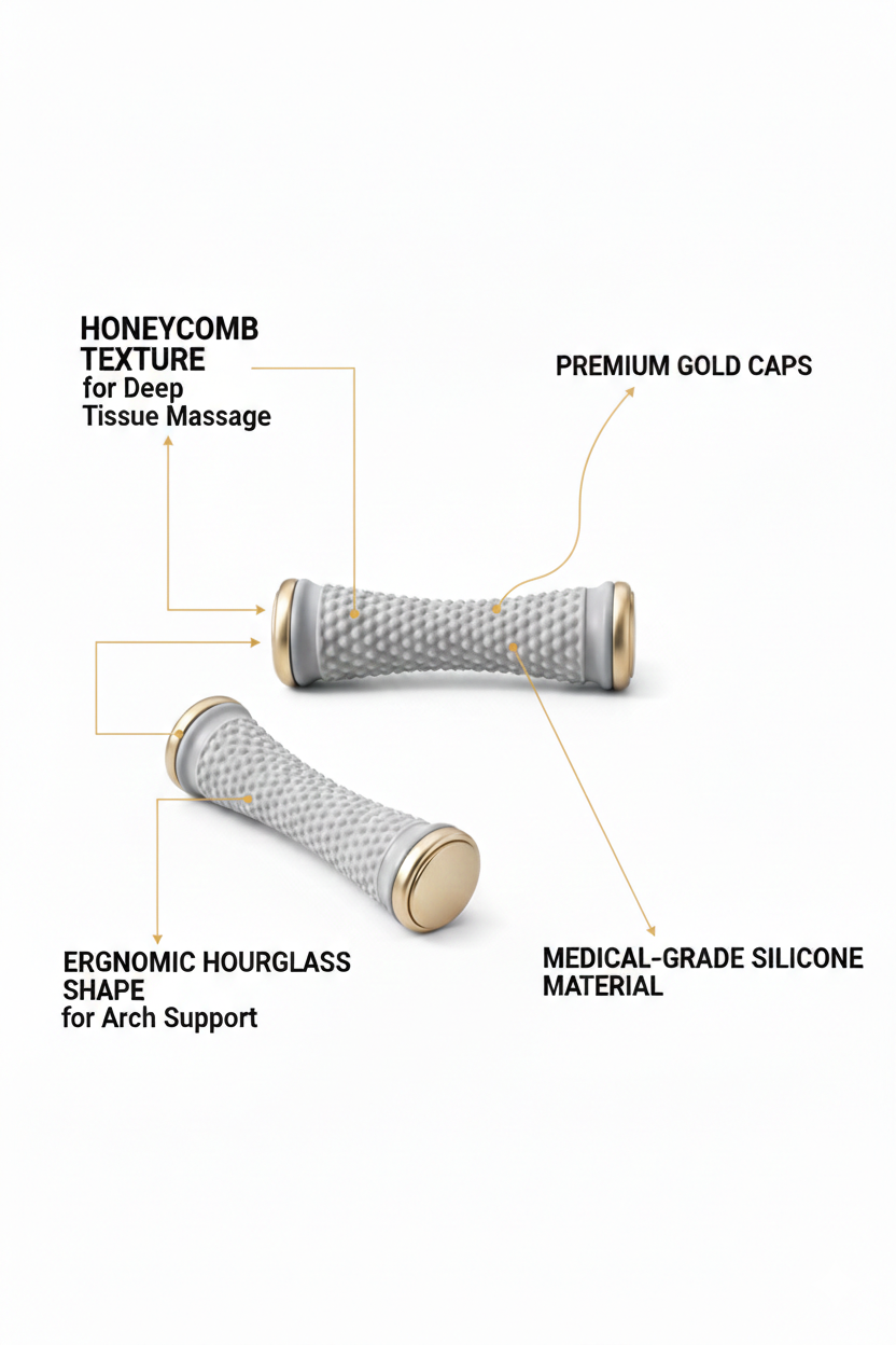 Foot Massage Roller - Plantar Fascia & Muscle Recovery Tool
