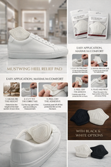 Heel Relief Pad - Adhesive Shoe Cushion for Pain Relief