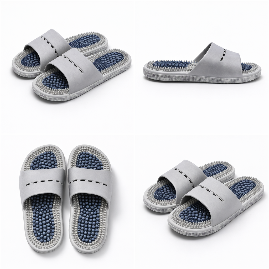 Acupressure Massage Slippers - Reflexology Sandals for Foot Pain Relief